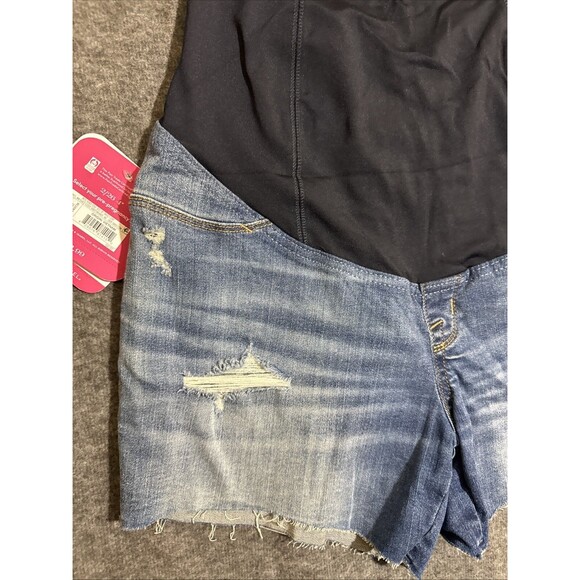 Ingrid & Isabel Maternity Women’s Shorts Short Mini Denim Size 2/26 - Picture 2 of 7